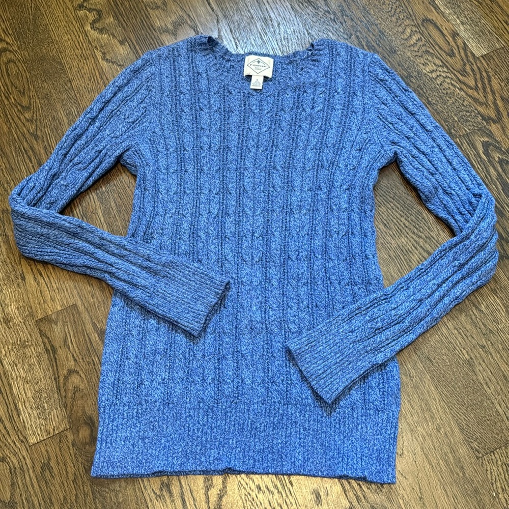 St. John’s Bay-blue knit sweater